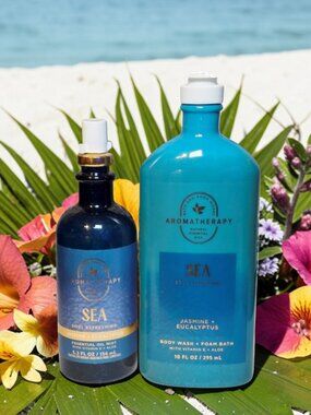 NEW*Bath & Body Works Aromatherapy Jasmine + Eucalyptus Bundle/Lot